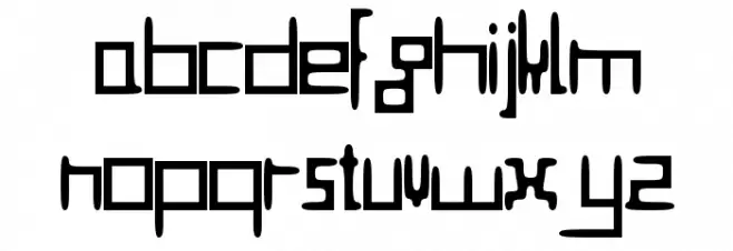 Jost_Futuristic_Style خط أحرف صغيرة