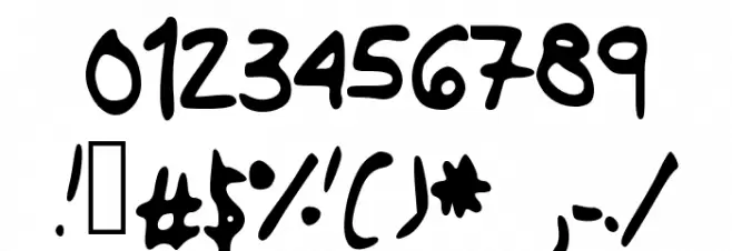 Jotdownsomenotes Font OTHER CHARS