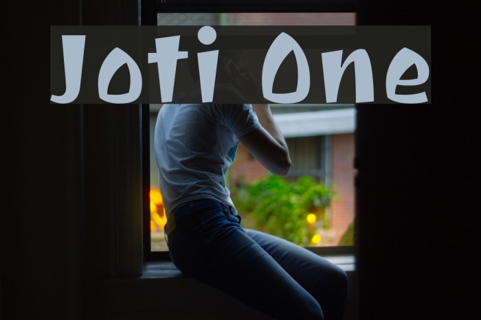 Joti One Font examples
