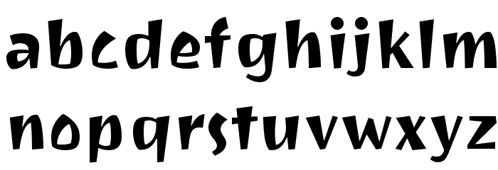 Joti One Font LOWERCASE