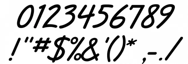 JottFLF-BoldItalic Font Alte caractere