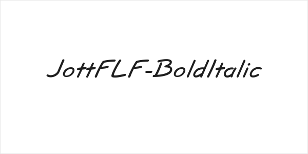 JottFLF-BoldItalic Logo