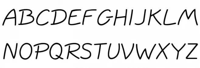 JottFLF-Casual Schriftart Groß
