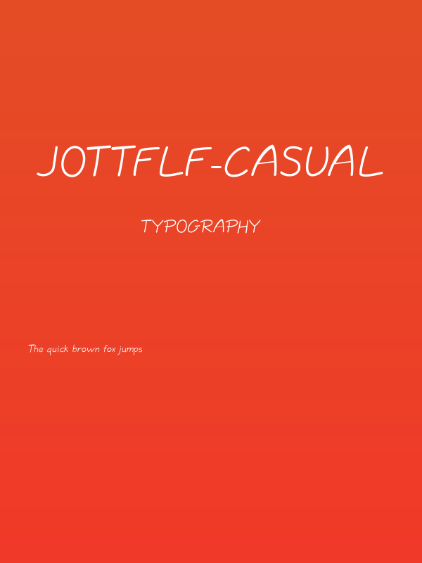 JottFLF-Casual Poster