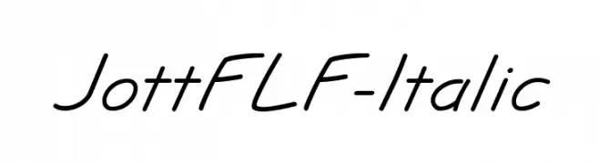 JottFLF-Italic  baixar fontes gratis