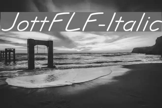 JottFLF-Italic Fuentes examples