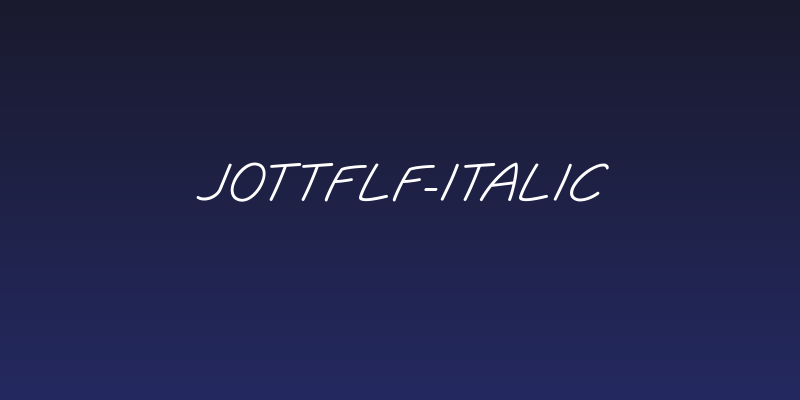 JottFLF-Italic Social Header