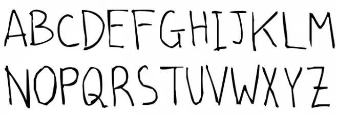 Jotter PG Schriftart Groß