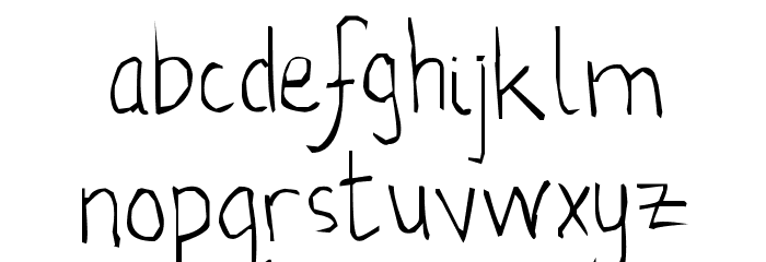 Jotter PG Font LOWERCASE