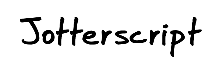 Jotterscript  baixar fontes gratis