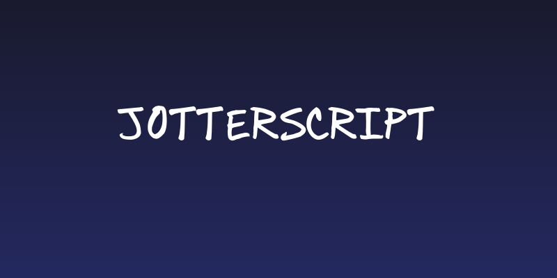 Jotterscript Social Header