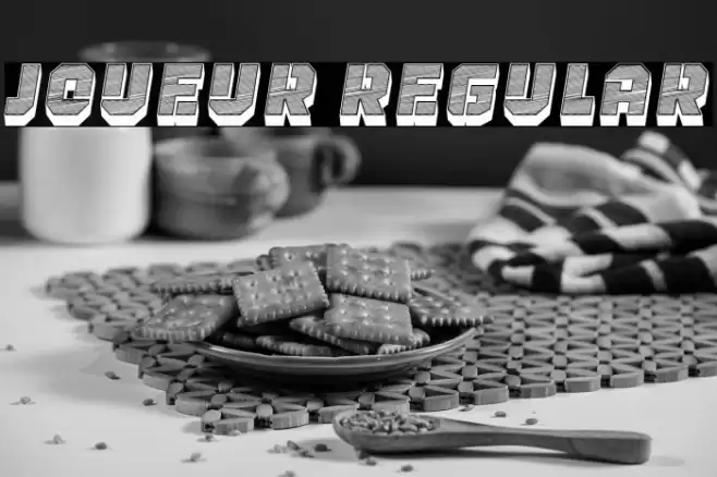 Joueur Regular Font examples