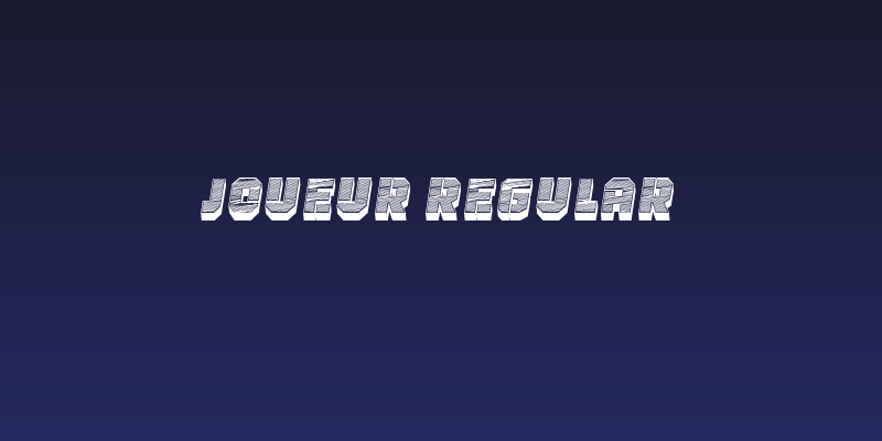 Joueur Regular Social Header