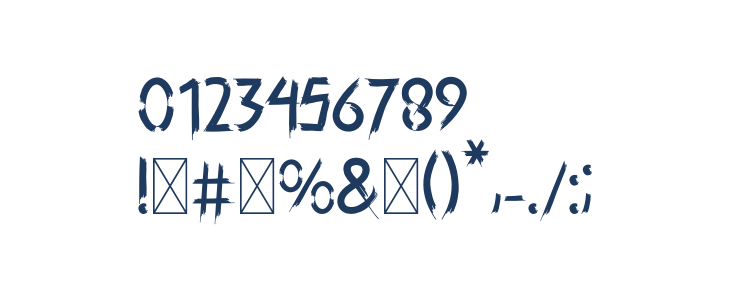 Jouright Bold Other Characters
