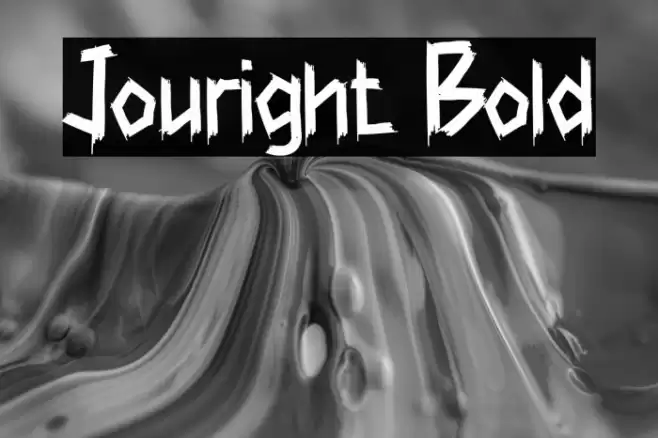 Jouright Bold Font examples