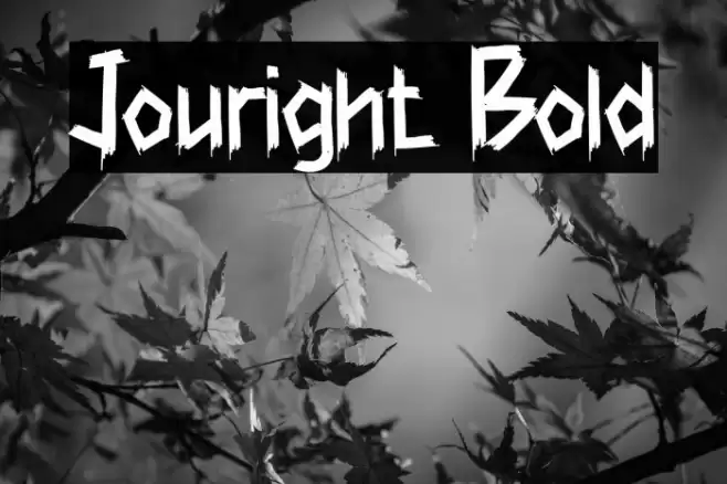 Jouright Bold Font examples