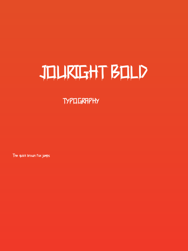 Jouright Bold Poster