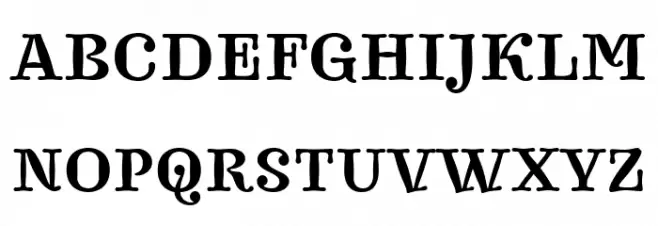 Journal 74 Bold Schriftart Groß