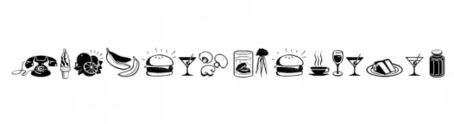 Journal Dingbats 1  Скачать бесплатные шрифты
