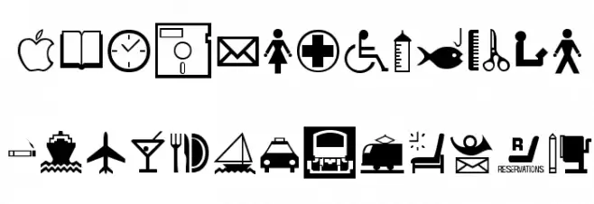 Journal Dingbats 2 Fonte MAIÚSCULAS