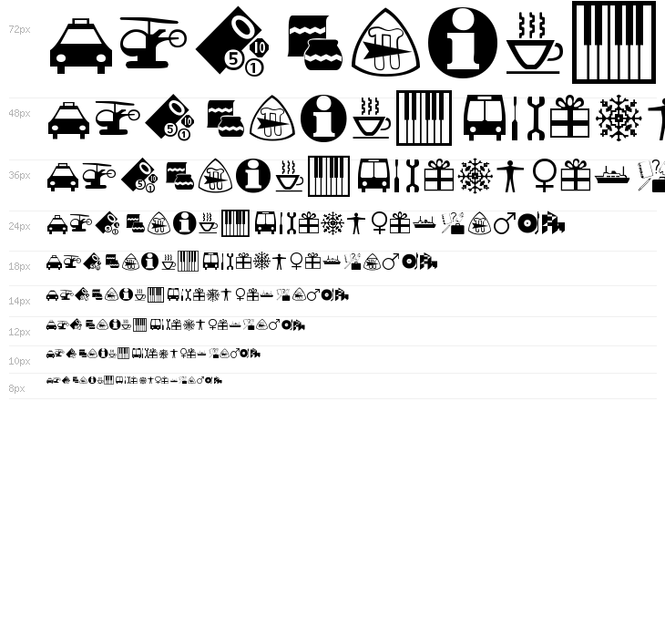 Journal Dingbats 2 Waterfall