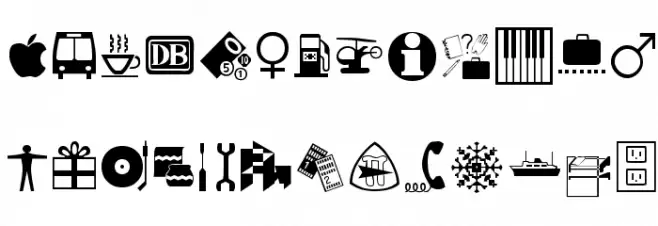 Journal Dingbats 2 Font LOWERCASE