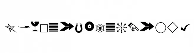 Journal Dingbats 3  フリーフォントのダウンロード