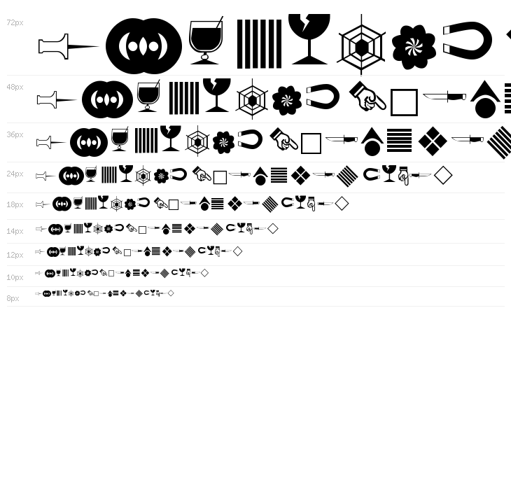 Journal Dingbats 3 Waterfall