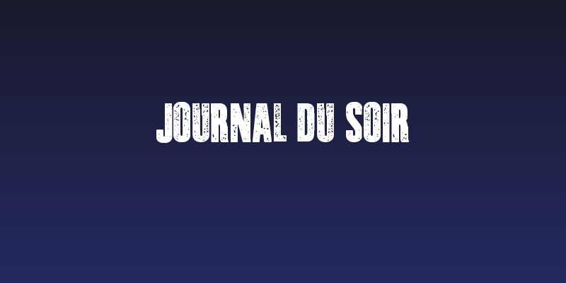 Journal du Soir Social Header