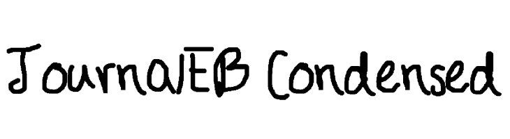 JournalEB Condensed Fonte