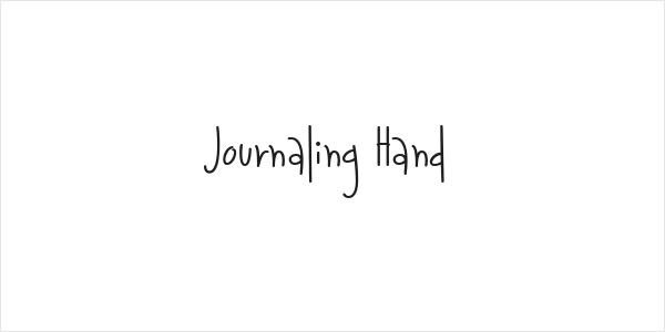 Journaling Hand Logo