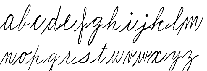 Journaling by Marta van Eck Italic Font LOWERCASE