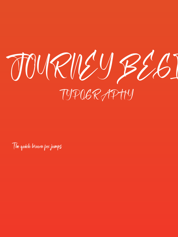 Journey Begins Demo Poster