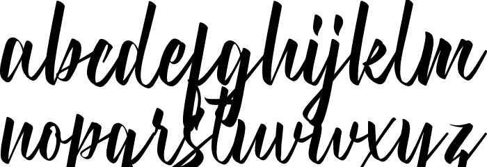Journey Begins Demo Font LOWERCASE