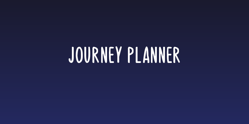 Journey Planner Social Header