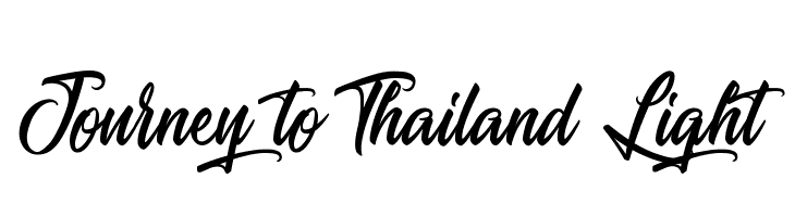 Journey to Thailand Light  免费字体下载