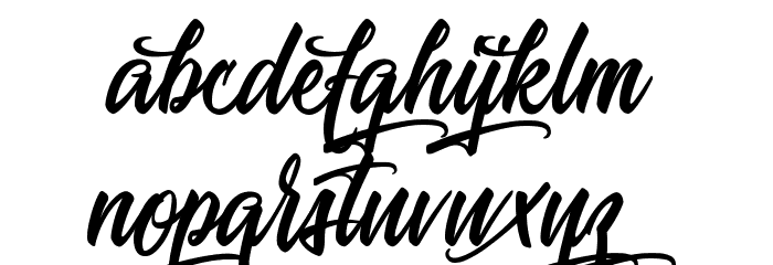 Journey to Thailand Light Font LOWERCASE