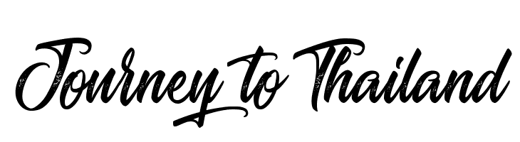 Journey to Thailand  les polices de caractères gratuit tlcharger