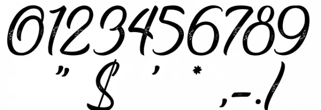 Journey to Thailand Font OTHER CHARS