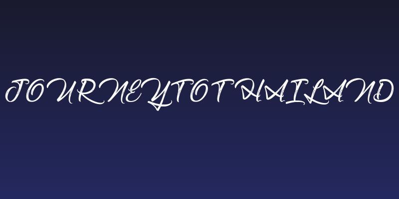 Journey to Thailand Social Header