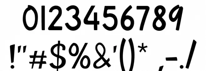 JourneyKidders Font Alte caractere