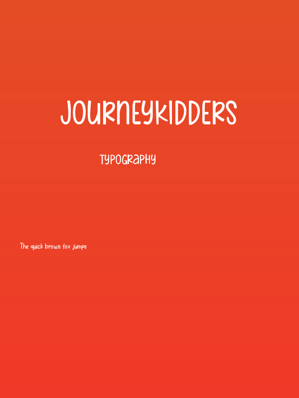JourneyKidders Poster