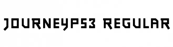 JourneyPS3 Regular  Frei Schriftart Herunterladen