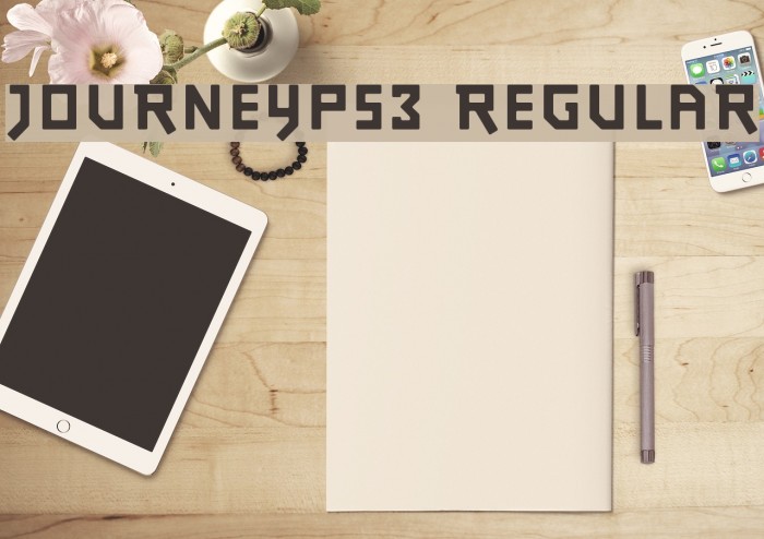 JourneyPS3 Regular Font examples