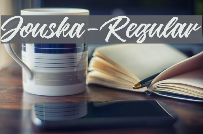 Jouska-Regular Font examples