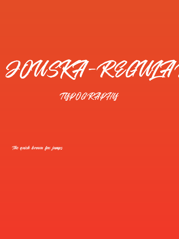 Jouska-Regular Poster