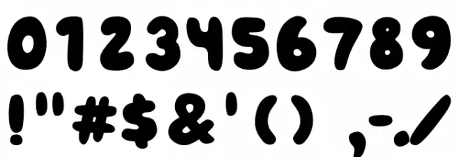 Jouzu Regular Font OTHER CHARS