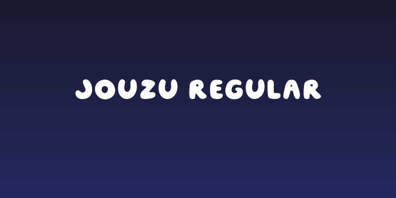 Jouzu Regular Social Header