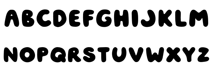 Jouzu Regular Font LOWERCASE