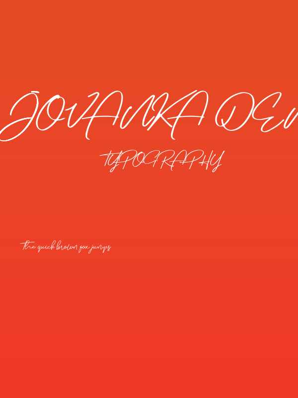 Jovanka Demo Regular Poster